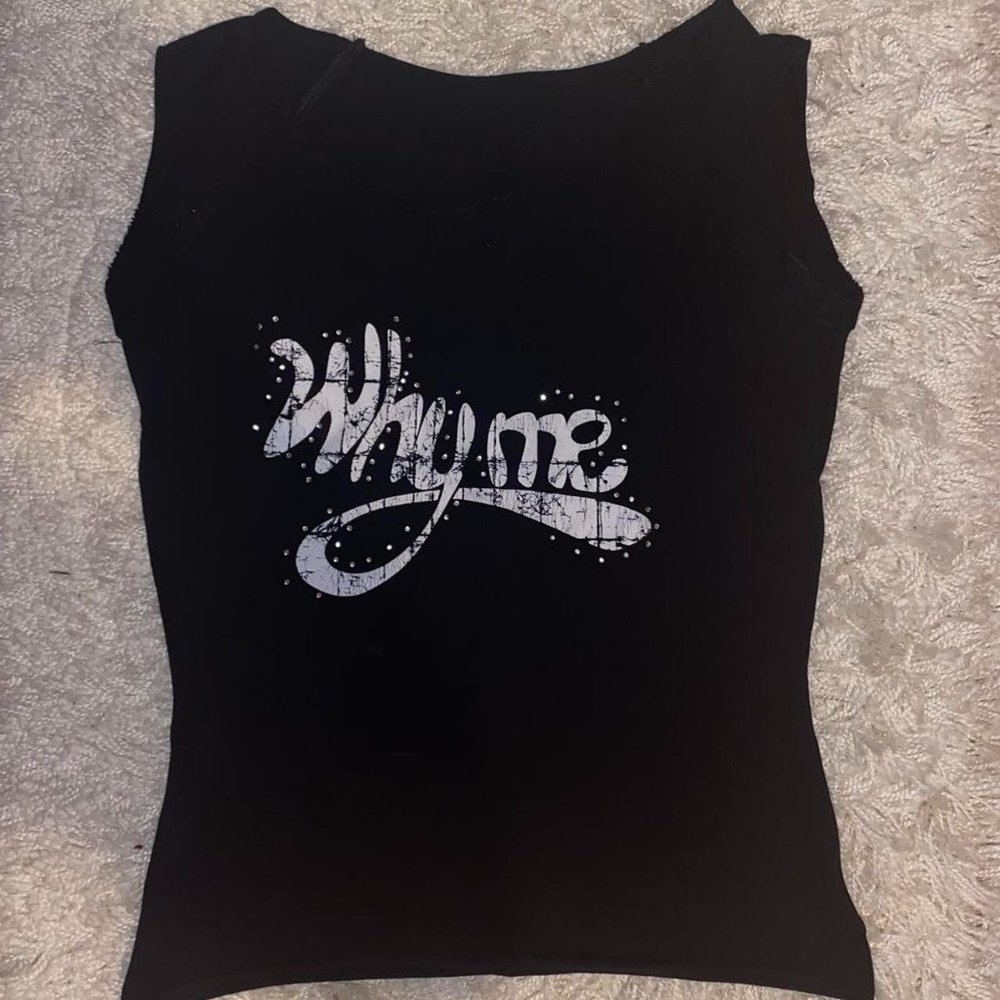 Women's Black and White T-shirt